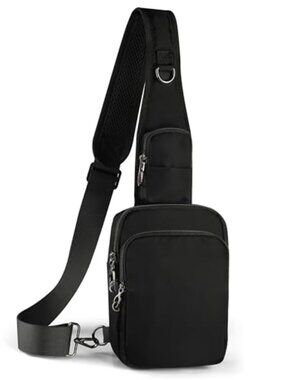 VADOO Anti-Theft Sling Bag Crossbody With RFID Blocking Water Resistant
